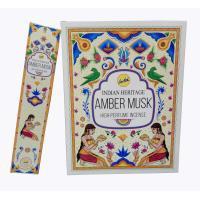 Incienso Indian Heritage Amber Musk-Almizcle (15 g