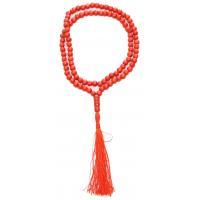 Collar Tibetano Mala Rojo (36 cm - Bola resina 8 m